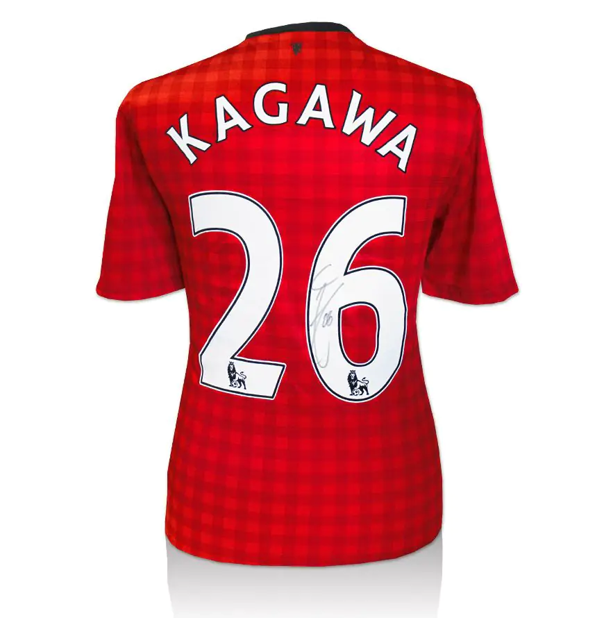 Shinji Kagawa Signed Manchester United Shirt - Genuine Signed