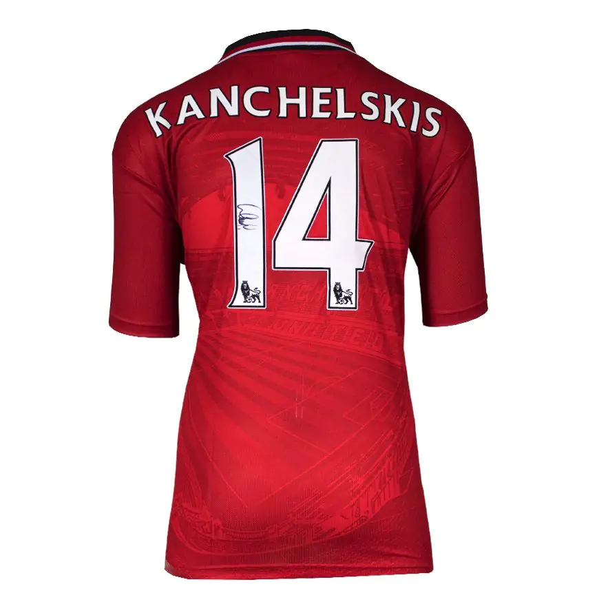 Andrei Kanchelskis Signed Manchester United 1996 Shirt - FA Cup
