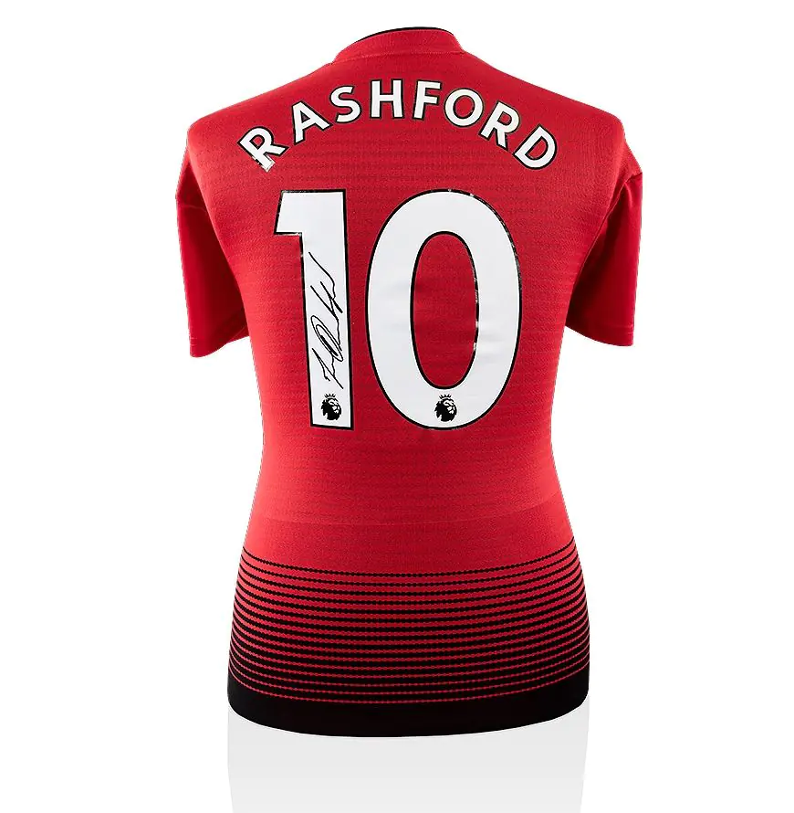 Marcus Rashford Signed Manchester United 2018/2019 Shirt - Number