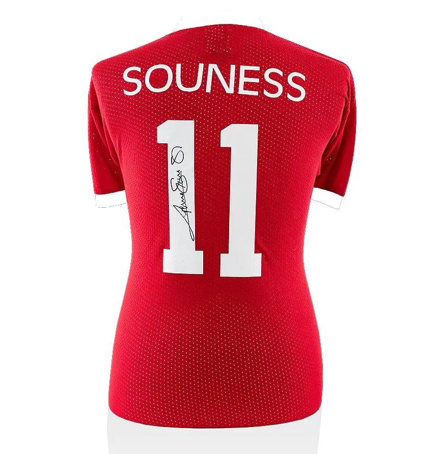 Graeme Souness Signed Liverpool 1981 Shirt - Number 11 - Genuine