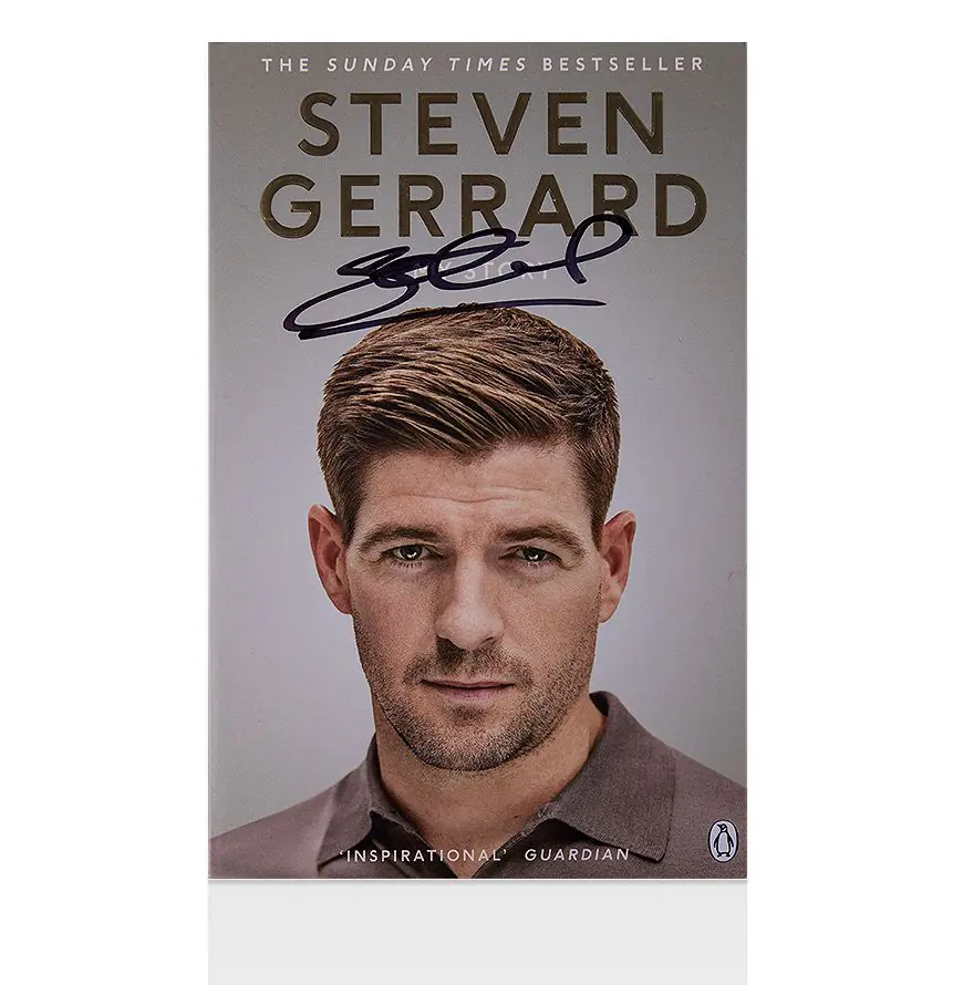 Steven Gerrard Signed Autobiography Book Paperback - My Story