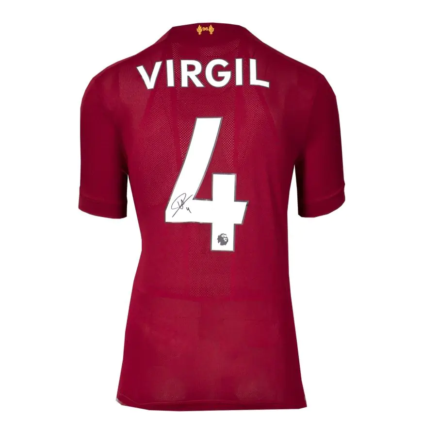 Liverpool Virgil van Dijk 直筆サイン入りユニフォーム 【公式通販】