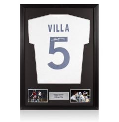 Framed Ricky Villa Signed Tottenham Hotspur Shirt - 1981, Number 5