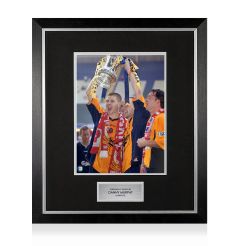 Premium Framed Danny Murphy Signed Liverpool FC Photo: 2001 FA Cup Winner
