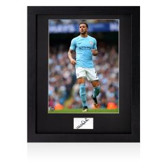 Framed Kyle Walker Signed Card - Manchester City