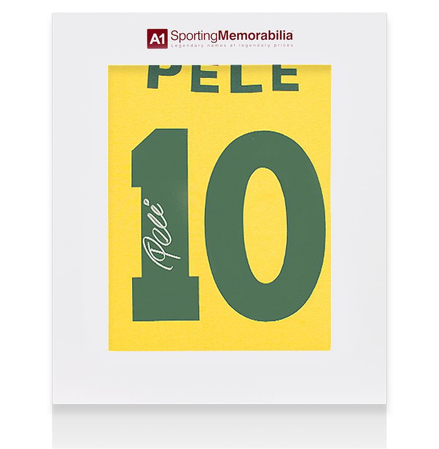 Pele #10 Authentic Signed Brazil Soccer Jersey – PSA DNA Certified COA Auto
