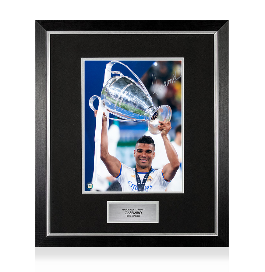Photo Dédicacée De Casemiro Manchester United – Format 10x8, Avec Certificat D’authenticité