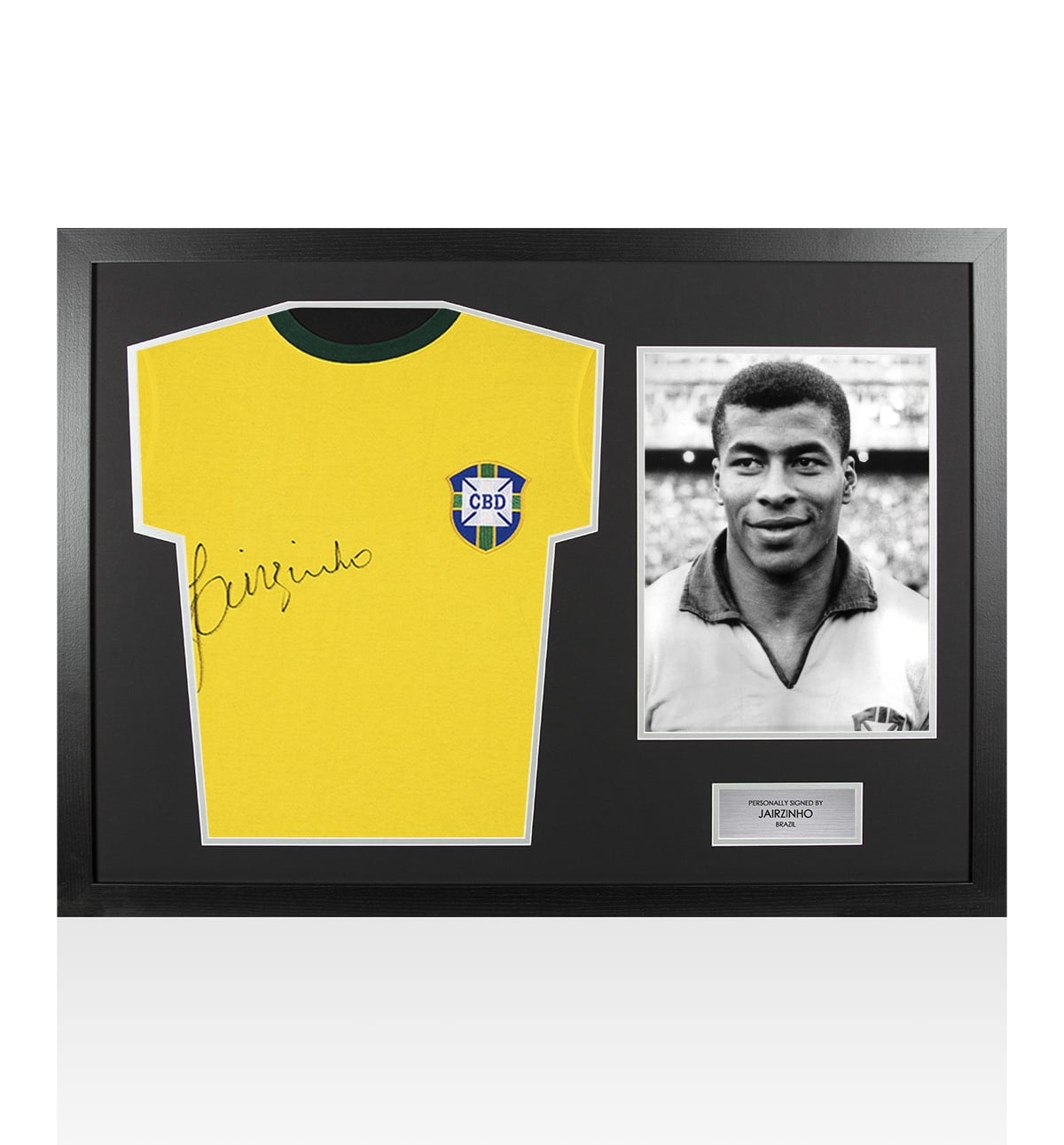 Jairzinho signed Brazil memorabilia